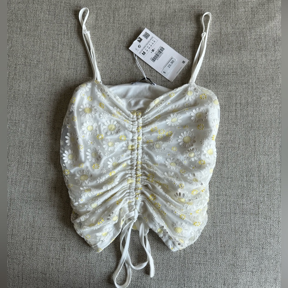 Zara floral tank top